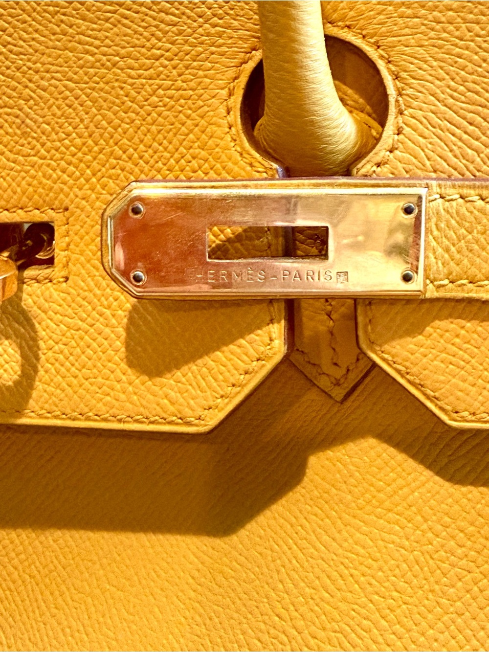 Hermès Birkin 35 — Yellow Epsom GHW | 2017 | Good Condition - Picture 8 of 16